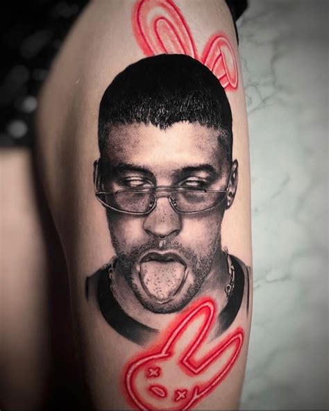 diseos tatuajes de bad bunny|Bad Bunny tattoos: 7 best tattoos and their meanings explored